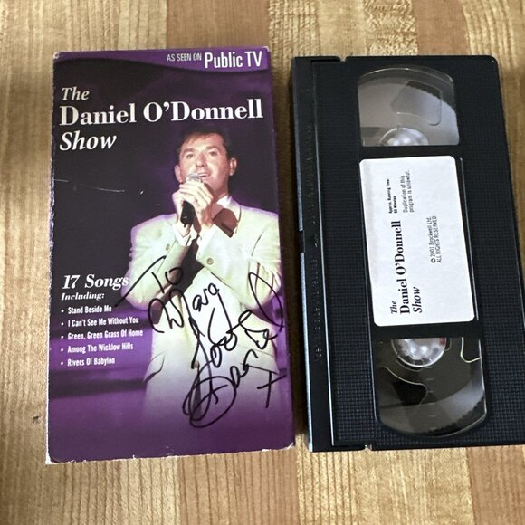 The Daniel O’Donnell Show VHS Public TV- Signed Signature Autograph Autographed - Picture 7 of 8